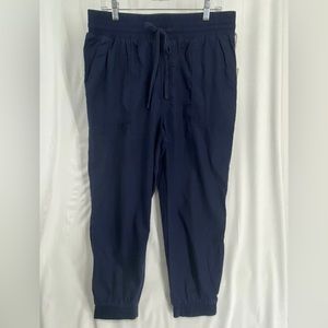 A New Day Navy Blue Jogger Lyocell Blend Size L